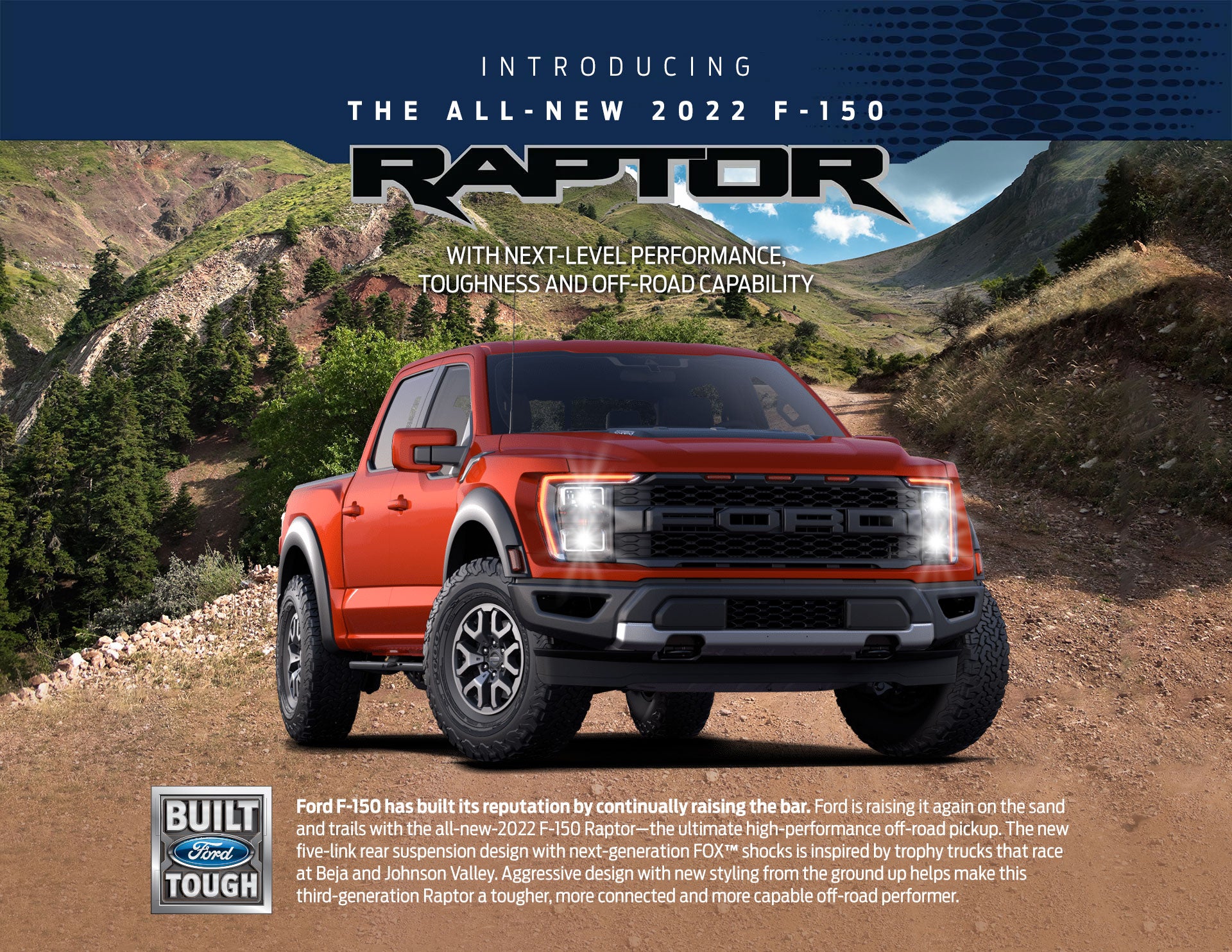 Introducing the 2022 F-150 Raptor - Preorder Today!