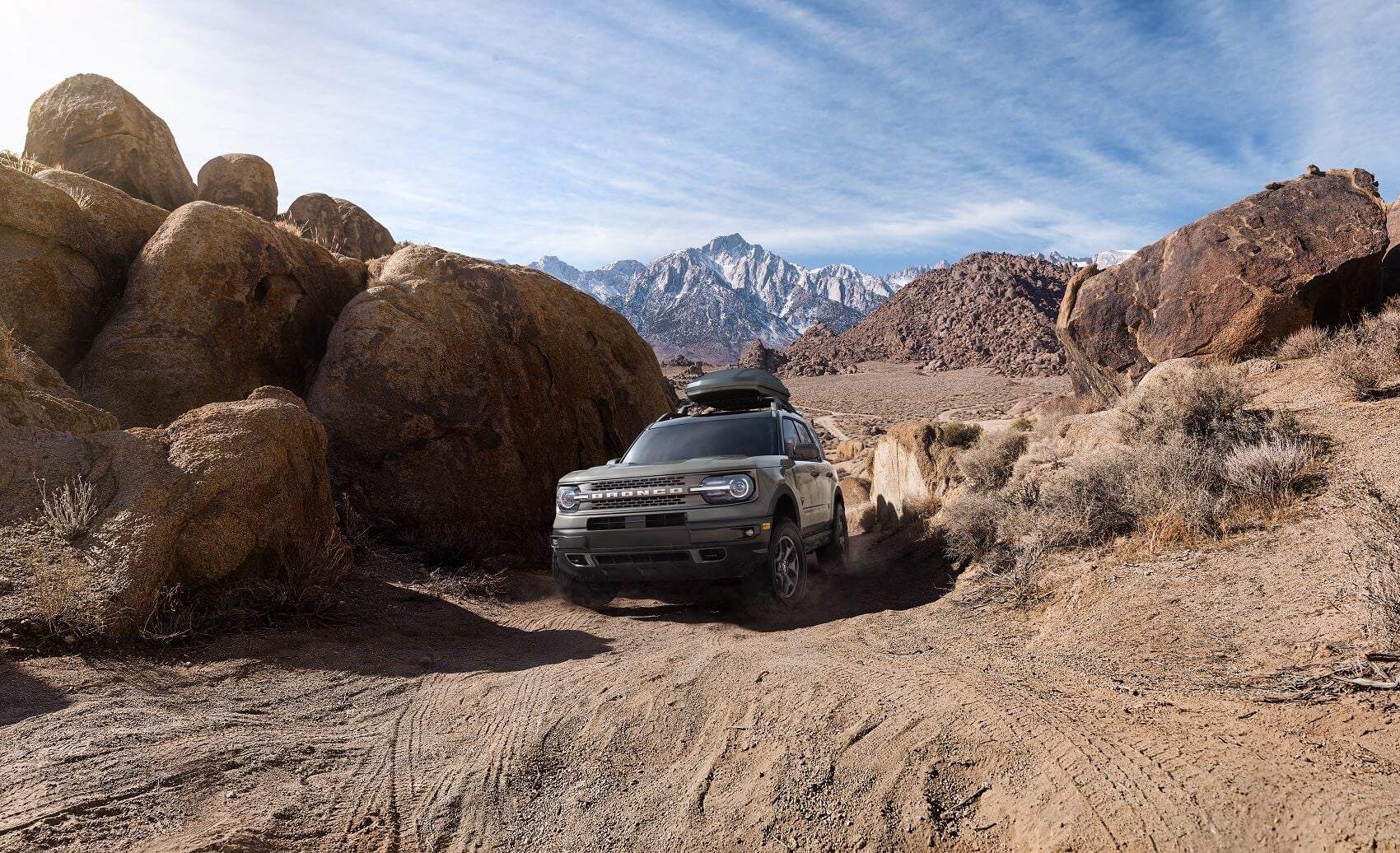 Ford Bronco in Desert
