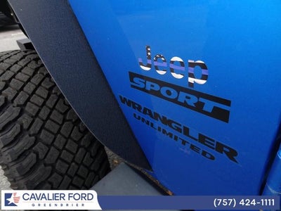 2016 Jeep Wrangler Unlimited Sport