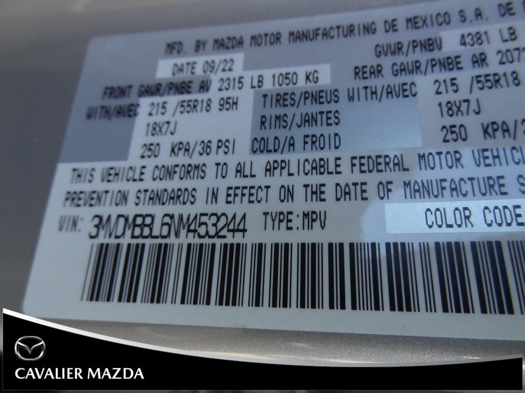 2022 Mazda Mazda CX-30 2.5 S Select Package