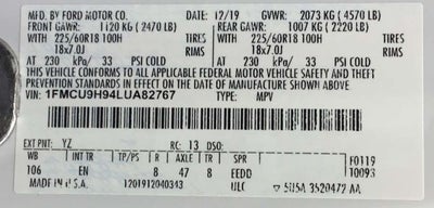 2020 Ford Escape SEL