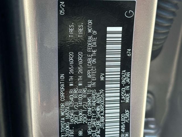 2024 Toyota Land Cruiser Base