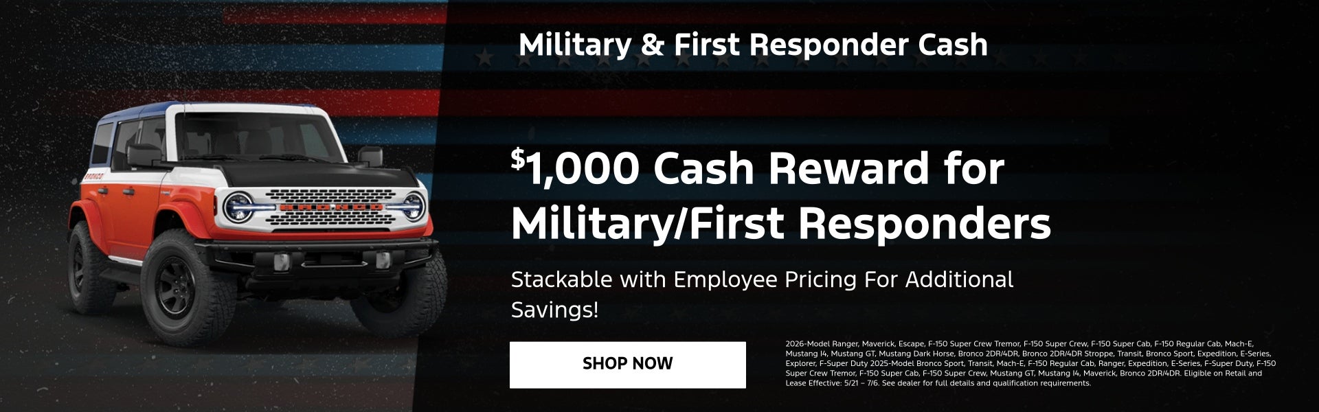 First Responder & Military Cash